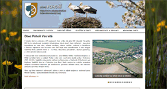 Desktop Screenshot of obecpohori.cz
